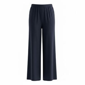 Jaclyn Smith Butter Soft Stretch Lounge Pants Navy Blue Large
